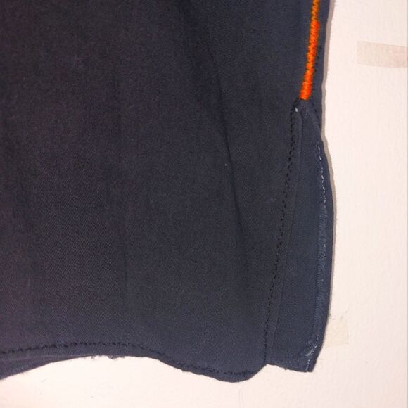 Handmade Women's Mexican Embroidered Floral Black Top Multicolor EUC - Picture 7 of 7